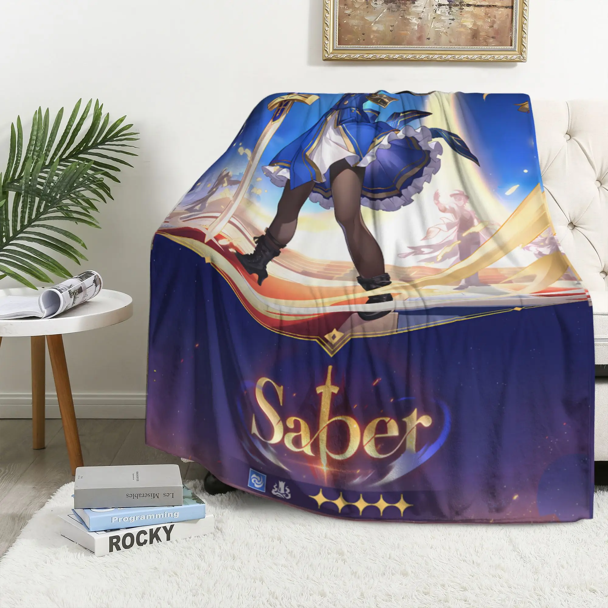 Fate Grand Order Honkai Star Rail Saber Blanket Anime Flannel Throw Waifu Plush Couch Cover Gamer Otaku Gift Room Decor HSR FGO
Fate Grand Order Honkai Star Rail Saber Blanket Anime Flannel Throw Waifu Plush Couch Cover Gamer Otaku Gift Room Decor HSR FGO