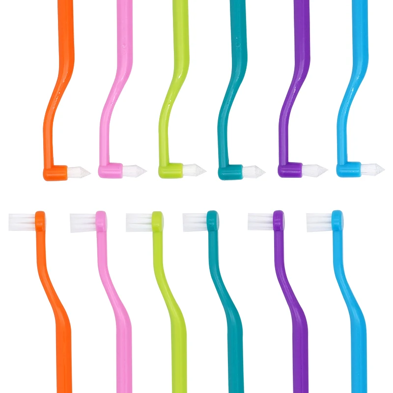 6Pcs Single Bundle Orthodontic Toothbrush Double Head Interdental Brush Soft Bristled Pointed Flat Brushes Cleaning Teeth Braces
6Pcs Single Bundle Orthodontic Toothbrush Double Head Interdental Brush Soft Bristled Pointed Flat Brushes Cleaning Teeth Braces