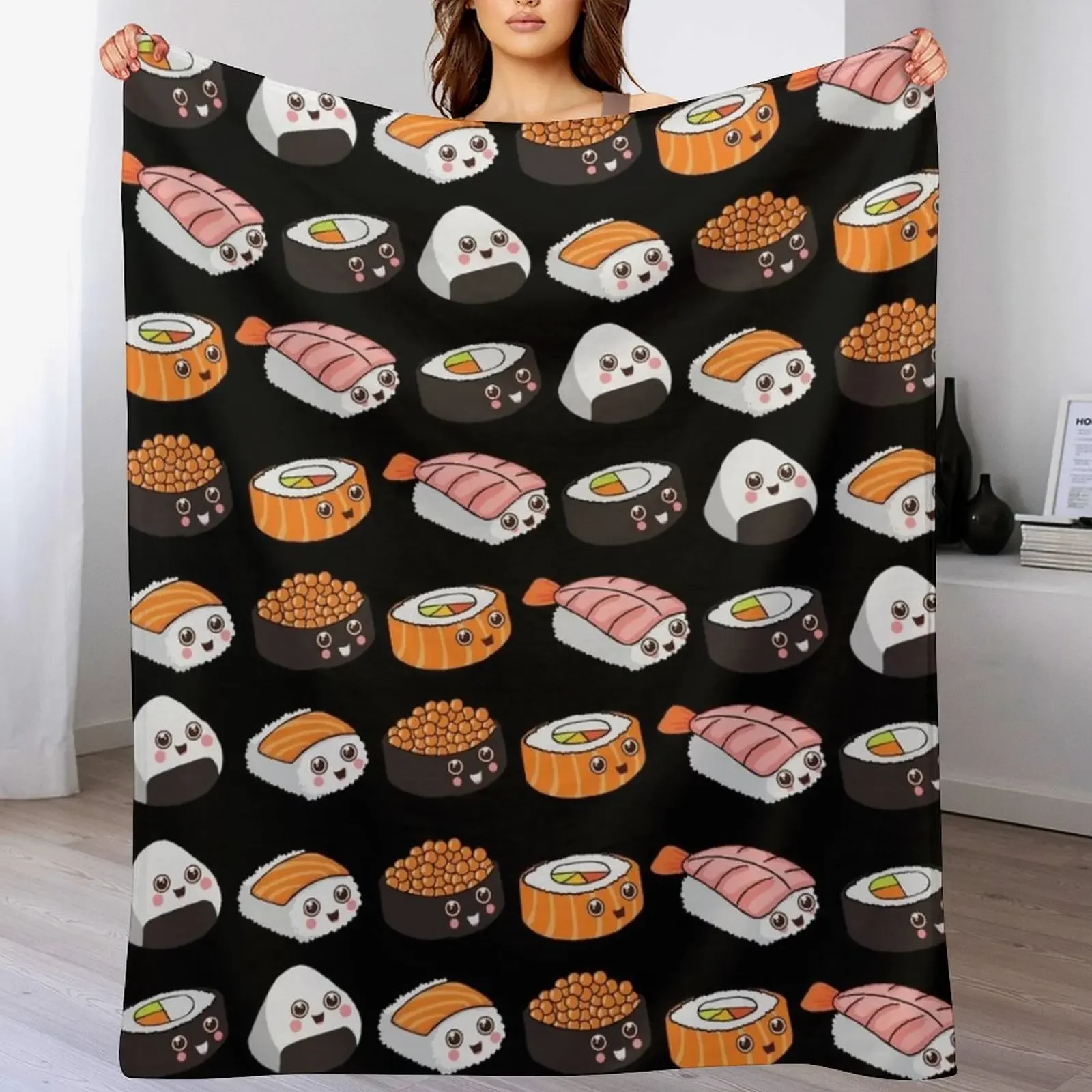Sushi family Throw Blanket Versatile Cozy Throw Blanket for All Occasions
Sushi family Throw Blanket Versatile Cozy Throw Blanket for All Occasions