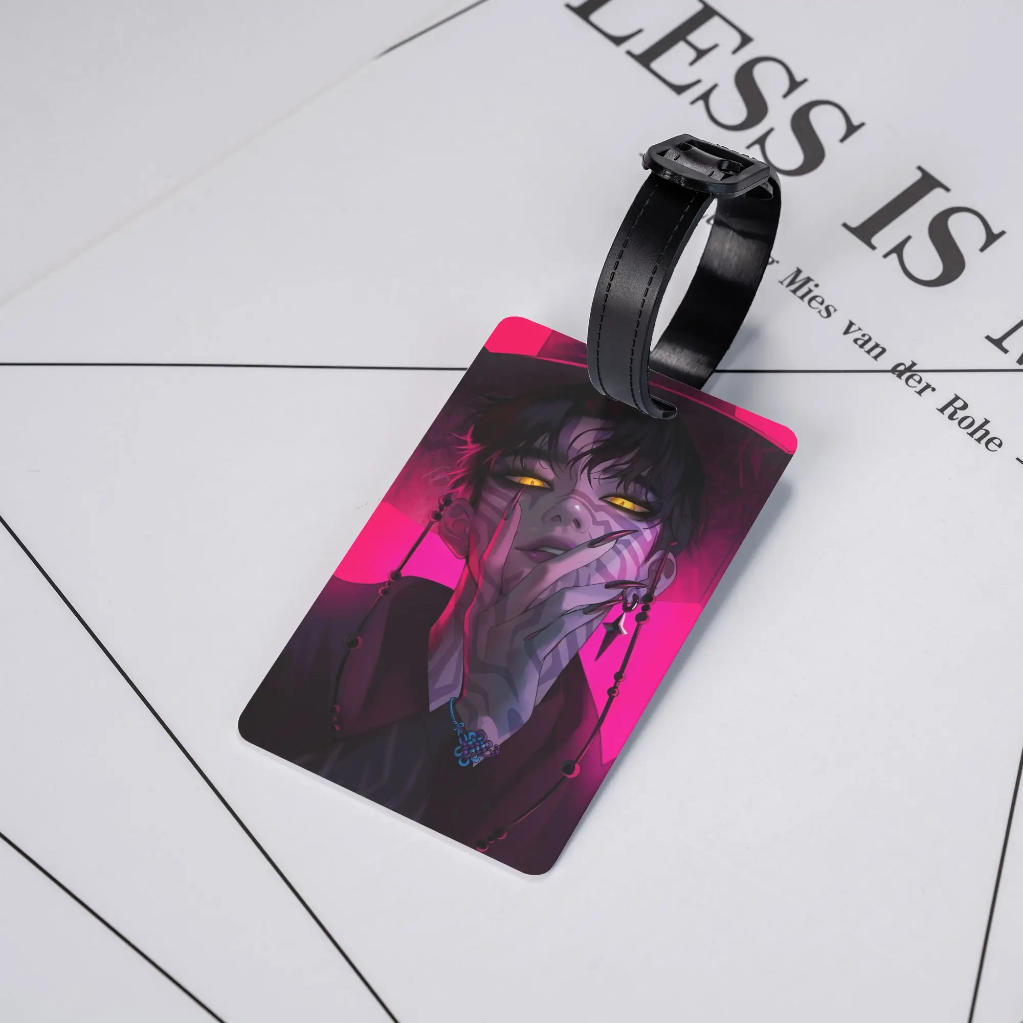 Saja Boys Luggage Tags Huntrix Kpop Demon Hunters Label Name ID Address Holder Baggage Tag for Women Portable Travel Label Gifts
Saja Boys Luggage Tags Huntrix Kpop Demon Hunters Label Name ID Address Holder Baggage Tag for Women Portable Travel Label Gifts