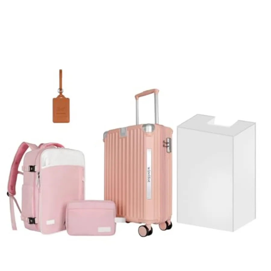 22x14x9 Airline Approved Vintage Style Carry On Luggage with Backpack Sets for Women, ABS+PC Hardshell Small 20 inch Retro Suit
22x14x9 Airline Approved Vintage Style Carry On Luggage with Backpack Sets for Women, ABS+PC Hardshell Small 20 inch Retro Suit