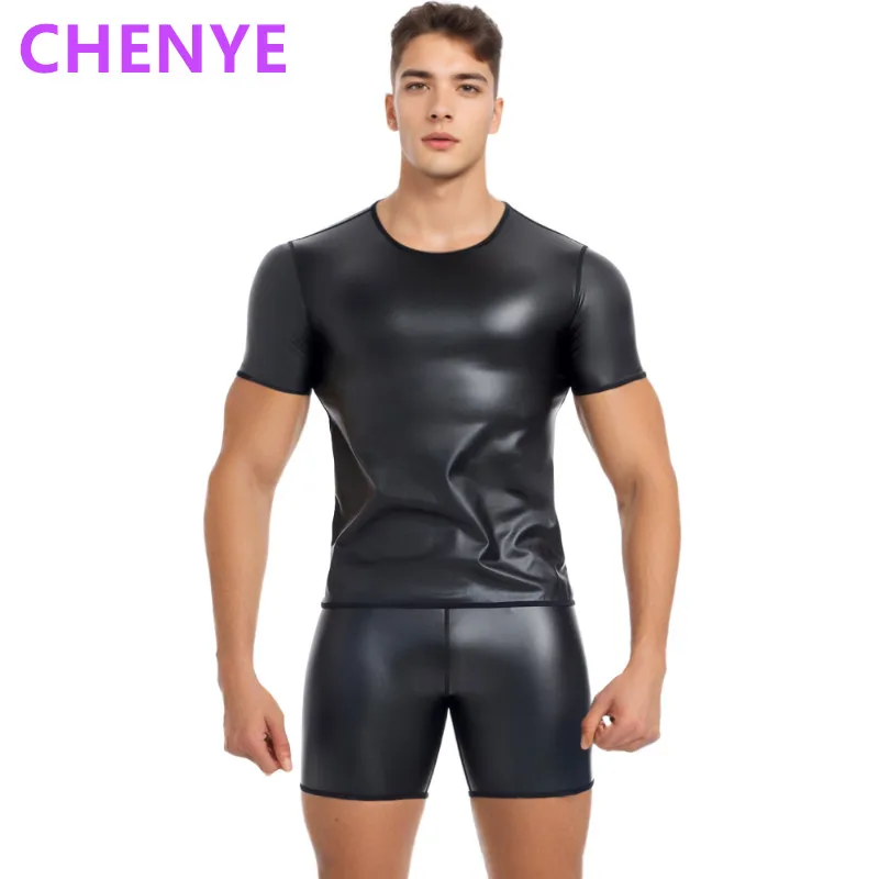 Мужская сексуальная кожаная футболка с коротким рукавом, нижнее белье для похудения, формирователь тела, корсеты для тренировки талии, корректирующее белье для живота, кожаная рубашка
Мужская сексуальная кожаная футболка с коротким рукавом, нижнее белье для похудения, формирователь тела, корсеты для тренировки талии, корректирующее белье для живота, кожаная рубашка