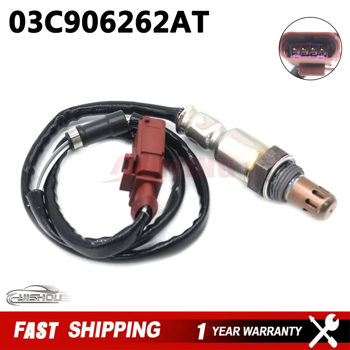 03C906262AT Upstream Air Fuel Ratio O2 Oxygen Lambda Sensor for Volkswagen Audi Seat Toledo SKODA Fabia Rapid Roomster
03C906262AT Upstream Air Fuel Ratio O2 Oxygen Lambda Sensor for Volkswagen Audi Seat Toledo SKODA Fabia Rapid Roomster