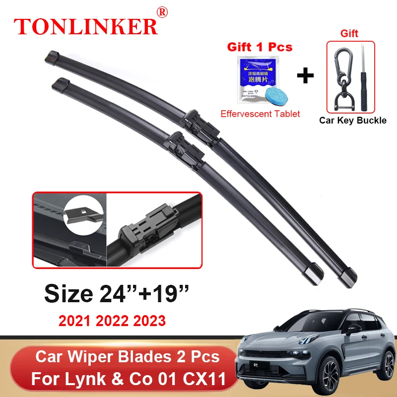 TONLINKER Wiper Blades For Lynk & Co 01 CX11 PHEV 2021 2022 2023 Car Accessories Front Windscreen Wiper Blade Brushes Cutter
TONLINKER Wiper Blades For Lynk & Co 01 CX11 PHEV 2021 2022 2023 Car Accessories Front Windscreen Wiper Blade Brushes Cutter