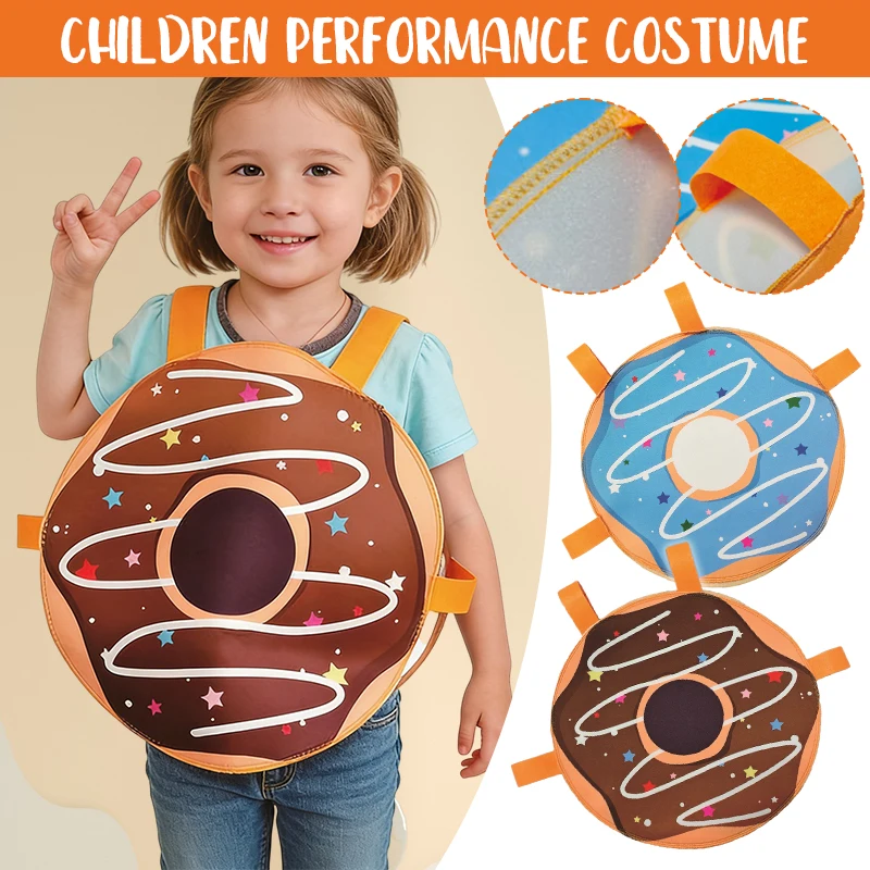 Chocolate Brown Donut Costume for Kids Food Themed World Book Day Stage Performance Cosplay Fancy Dress Playful Cartoon Outfit
Chocolate Brown Donut Costume for Kids Food Themed World Book Day Stage Performance Cosplay Fancy Dress Playful Cartoon Outfit