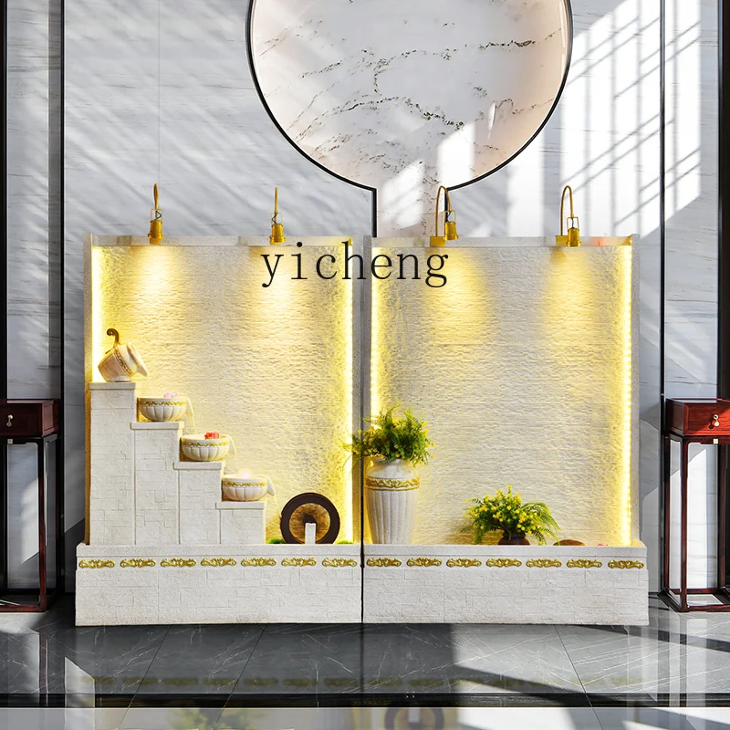 ZK European circulating water fountain living room water curtain wall screen entrance decorative landscaping ornament
ZK European circulating water fountain living room water curtain wall screen entrance decorative landscaping ornament