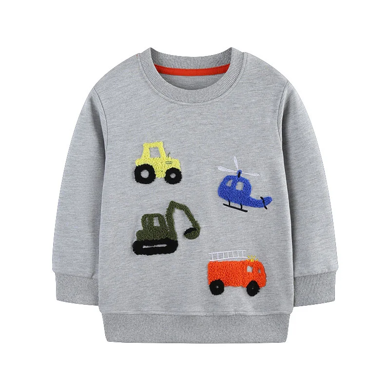 Jumping Meters 2-7T Cars Embroidery Cotton Boys Sweatshirts Children's Sport Shirts Long Sleeve Kids Autumn Spring Clothes
Jumping Meters 2-7T Cars Embroidery Cotton Boys Sweatshirts Children's Sport Shirts Long Sleeve Kids Autumn Spring Clothes