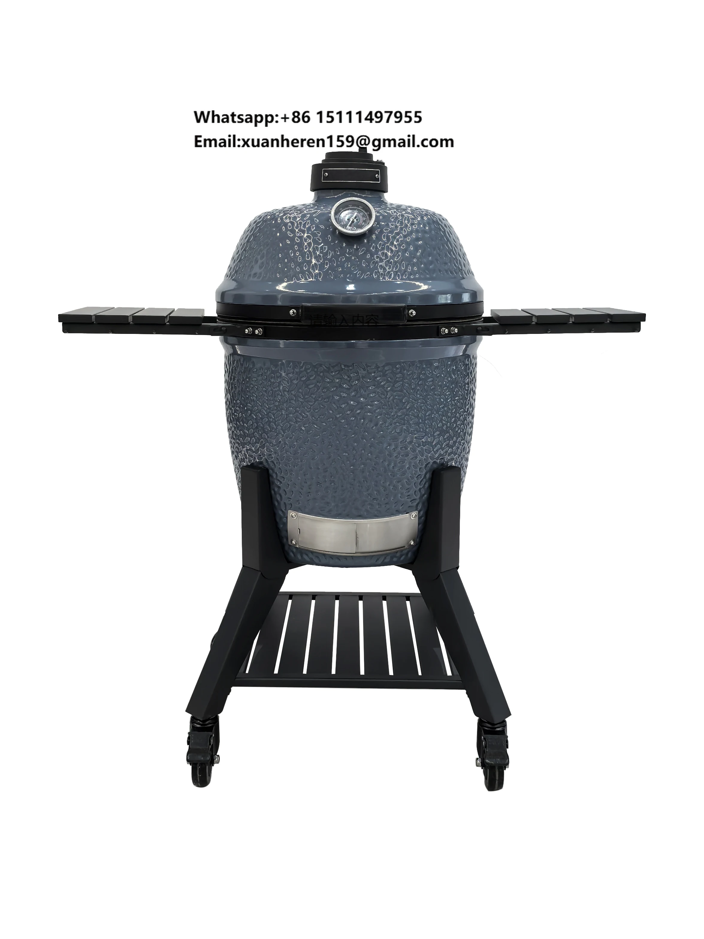 Ceramic Barbecue Kamado Grill Yard BBQ Stove with Sideboard for Outdoor and Indoor
Ceramic Barbecue Kamado Grill Yard BBQ Stove with Sideboard for Outdoor and Indoor