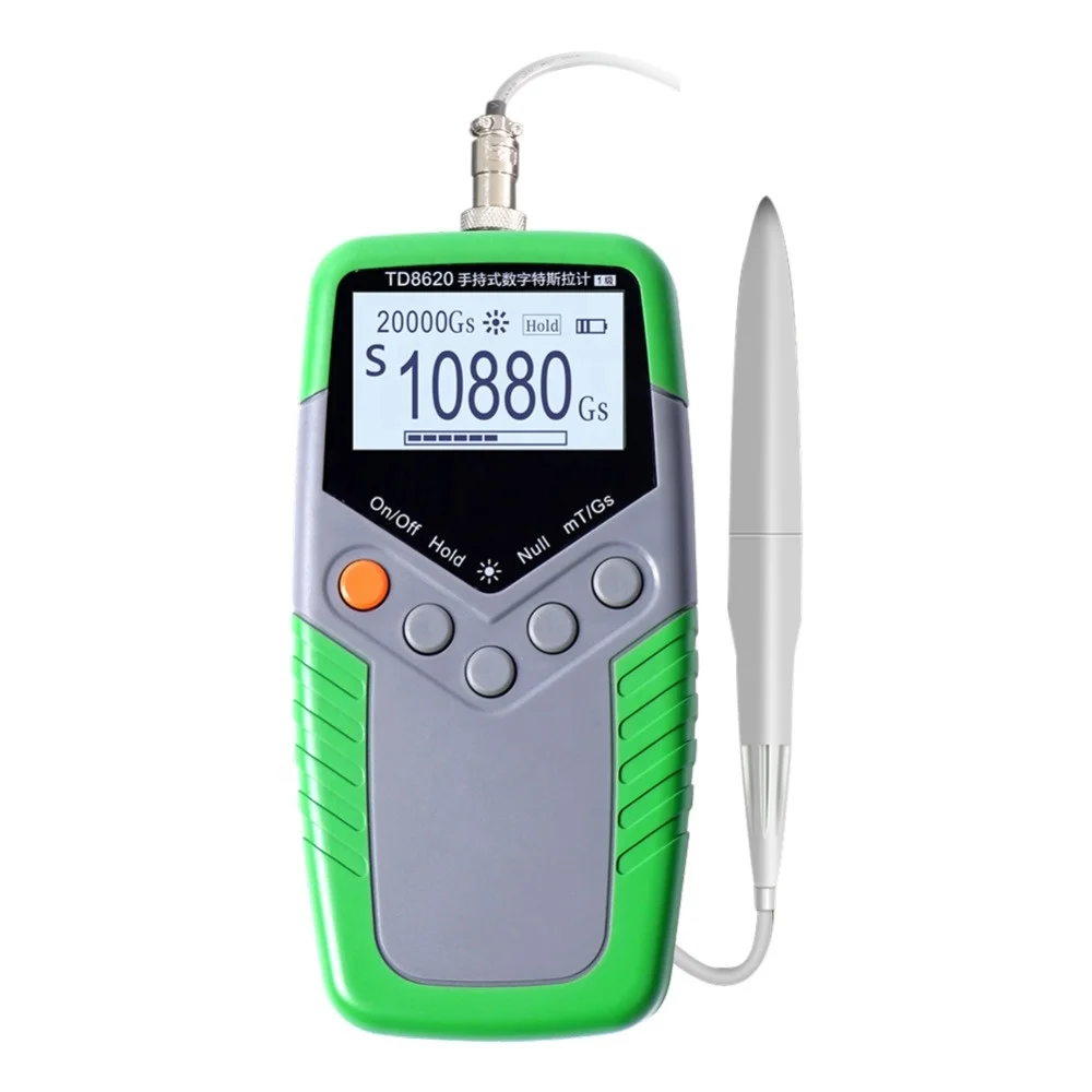 TD8620 Factory Price High Quality Class 5 Accuracy Magnetometer Magnet Gauss Meter with Communication USB
TD8620 Factory Price High Quality Class 5 Accuracy Magnetometer Magnet Gauss Meter with Communication USB
