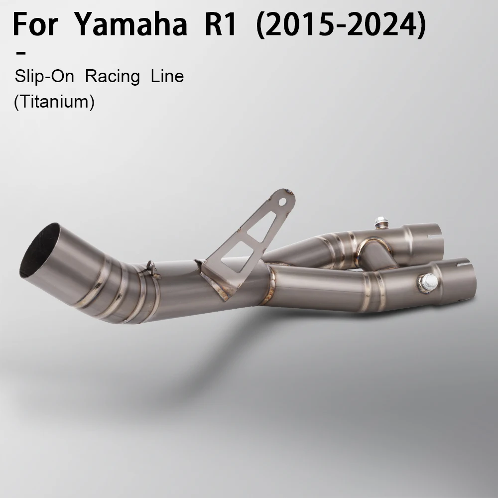 Надевается для Yamaha R1 R1M MT10 2015-2024, выхлопная труба мотоцикла, модифицированная гоночная линия, интерфейс 60 мм, средняя трубка из титанового сплава
Надевается для Yamaha R1 R1M MT10 2015-2024, выхлопная труба мотоцикла, модифицированная гоночная линия, интерфейс 60 мм, средняя трубка из титанового сплава