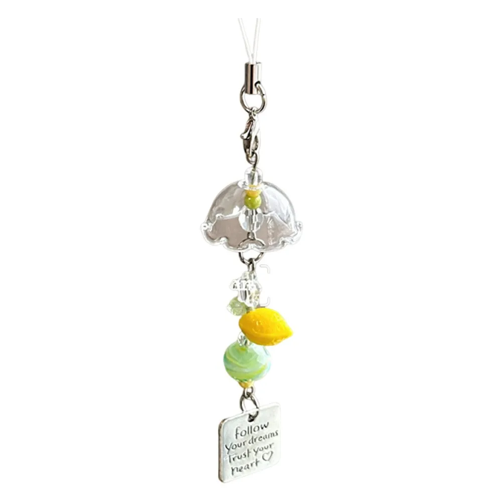 Handcrafted Beaded Wind Chime Keychain Unique Design Lightweight Resin Beaded Keyring Charm Pendant Charm Phone Lanyard
Handcrafted Beaded Wind Chime Keychain Unique Design Lightweight Resin Beaded Keyring Charm Pendant Charm Phone Lanyard
