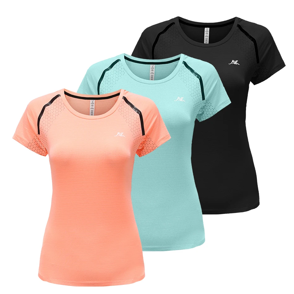 Summer Women Short Sleeve T Shirts Outdoor Sport Quick Dry Breathable T-shirt 100%Polyester Women's Fitness Training Running Top
Summer Women Short Sleeve T Shirts Outdoor Sport Quick Dry Breathable T-shirt 100%Polyester Women's Fitness Training Running Top