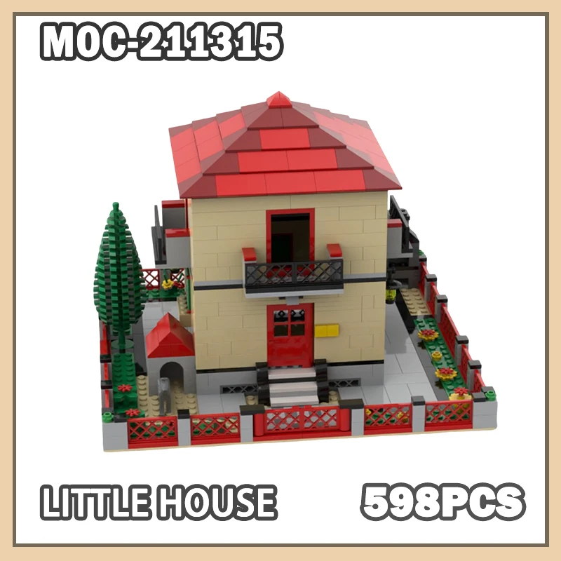 MOC- 211315 Милый маленький дом, строительный блок, модель кирпича, мелкие частицы для детей и взрослых, набор на Рождество и Хэллоуин, креативные подарки, 598 шт.
MOC- 211315 Милый маленький дом, строительный блок, модель кирпича, мелкие частицы для детей и взрослых, набор на Рождество и Хэллоуин, креативные подарки, 598 шт.