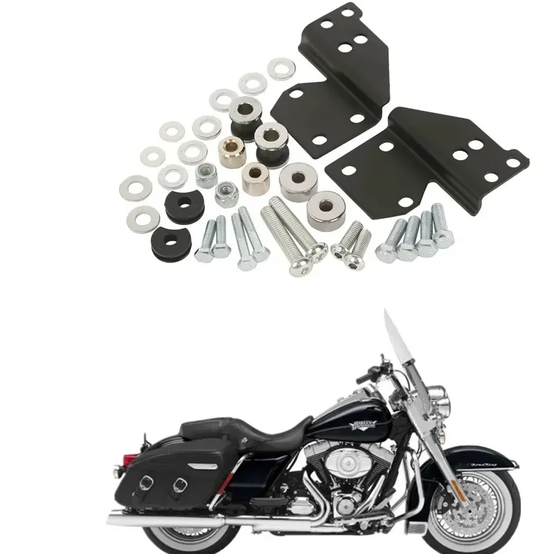 Запчасти для Мотоциклов Harley Touring Road King Electra Glide 1997-2008, комплект передней док-станции
Запчасти для Мотоциклов Harley Touring Road King Electra Glide 1997-2008, комплект передней док-станции