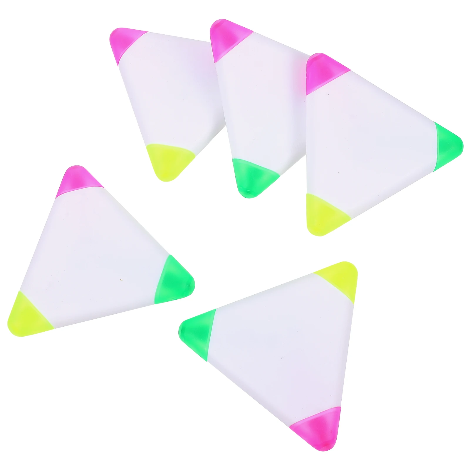 5pcs Triangle Portable Marking Pen Shaped Multi Color Quick Drying Ink Smooth Writing Portable Pens Highlighter For Study
5pcs Triangle Portable Marking Pen Shaped Multi Color Quick Drying Ink Smooth Writing Portable Pens Highlighter For Study
