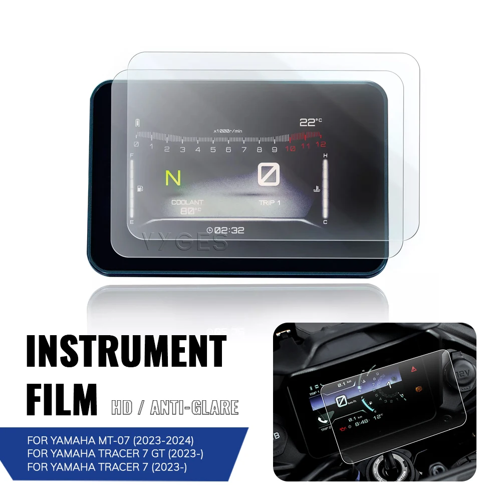 For Yamaha MT-07 MT07 2023-2024 Tracer 7 GT 2023- Motorcycle TFT Display Protection Film Screen Protector Instrument Film
For Yamaha MT-07 MT07 2023-2024 Tracer 7 GT 2023- Motorcycle TFT Display Protection Film Screen Protector Instrument Film
