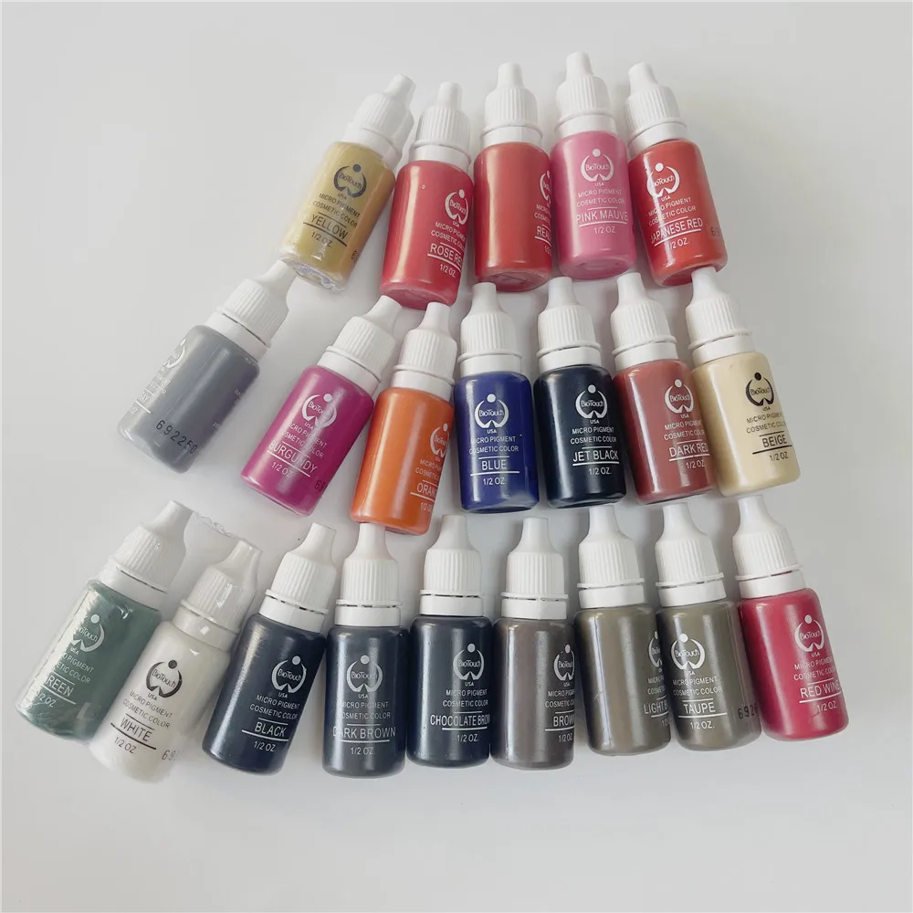 1Pcs Permanent Makeup Pigment Professional Tattoo Ink Natural Plant Permanent Microblading Eyebrow Eyeliner Lips Pigment 15ML
1Pcs Permanent Makeup Pigment Professional Tattoo Ink Natural Plant Permanent Microblading Eyebrow Eyeliner Lips Pigment 15ML