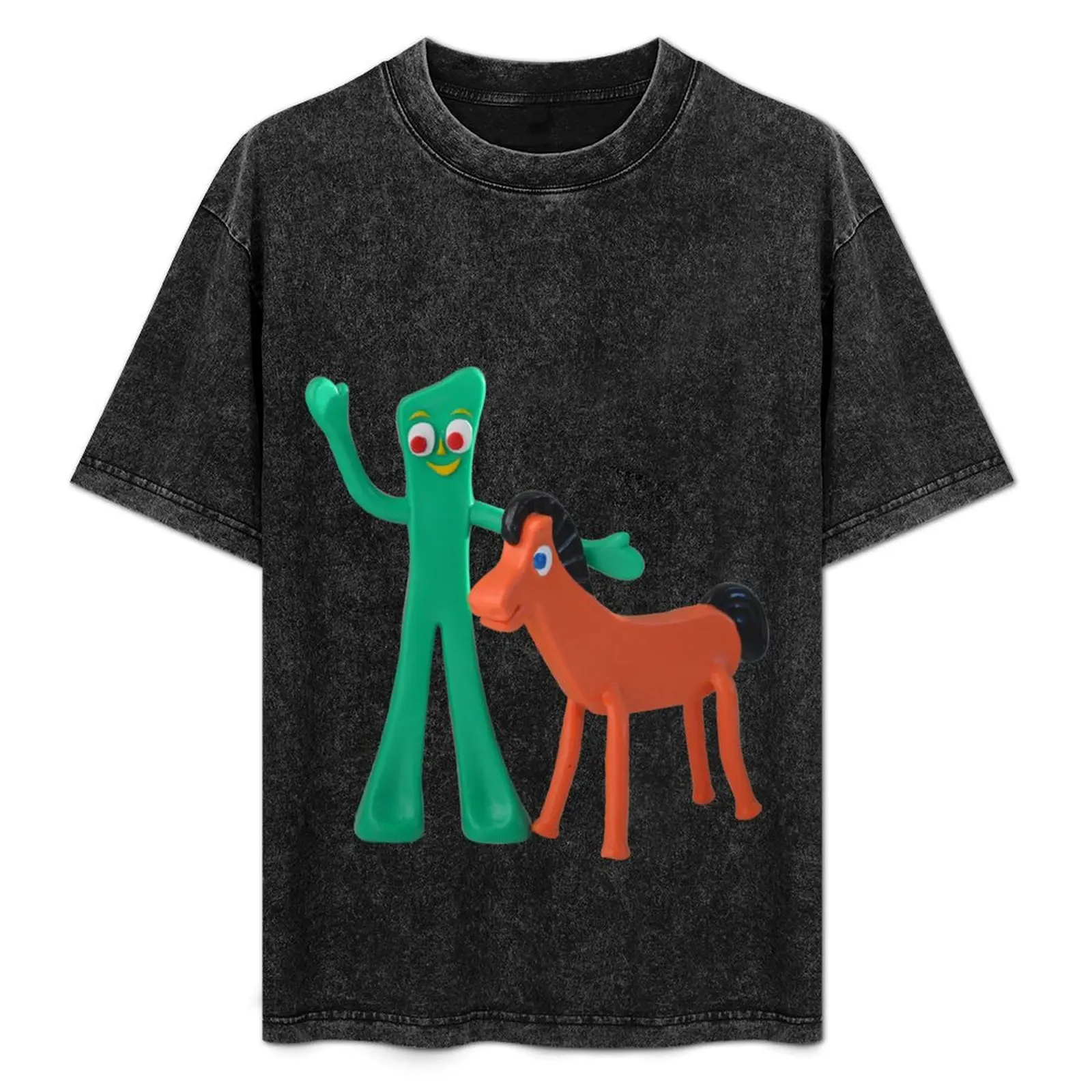 Gumby and Pokey cartoon art T-Shirt Running Performance Short Sleeve Tee
Gumby and Pokey cartoon art T-Shirt Running Performance Short Sleeve Tee