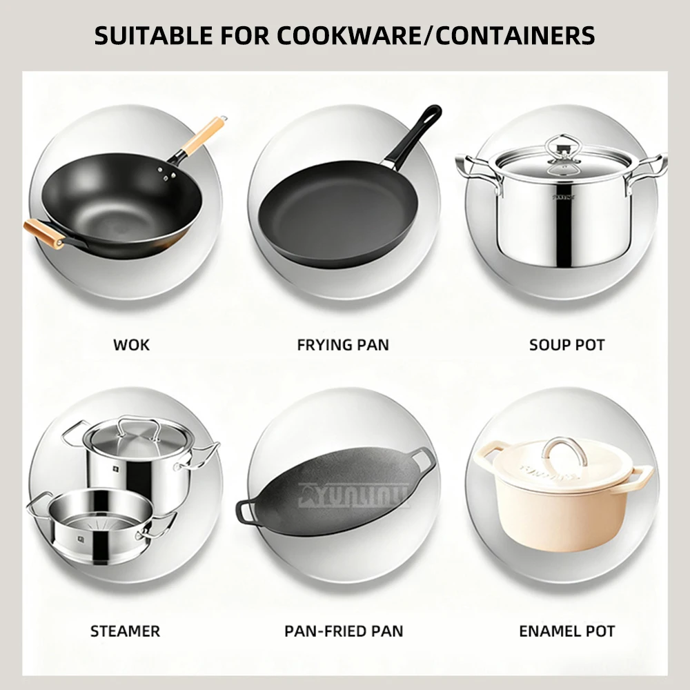 5000W Flat Induction Cooker Button Knob Kitchen Cooking Appliance Induction Cooktop
5000W Flat Induction Cooker Button Knob Kitchen Cooking Appliance Induction Cooktop