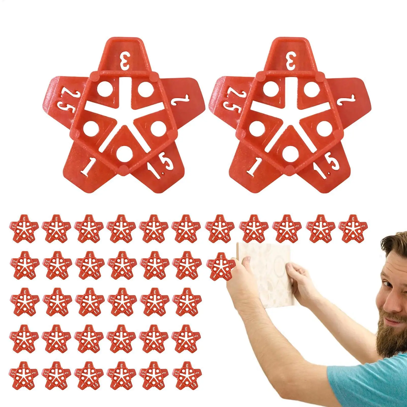 Wall Tiles Leveling Tool 50 Pieces Floor Crosses Positioner Anti-Slip Positioning Tiles Locator For Renovation Home Improvement
Wall Tiles Leveling Tool 50 Pieces Floor Crosses Positioner Anti-Slip Positioning Tiles Locator For Renovation Home Improvement