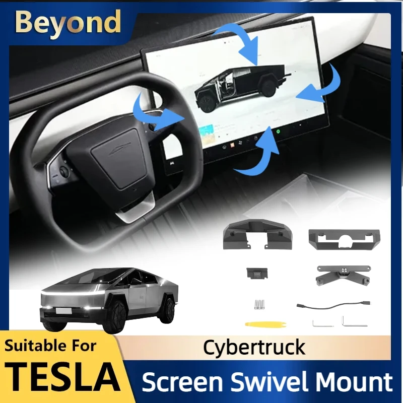 Screen Swivel Mount For Tesla Cybertruck Screen Rotating Bracket 4 Way Adjustment Center Console Display Monitor Rotate Holder
Screen Swivel Mount For Tesla Cybertruck Screen Rotating Bracket 4 Way Adjustment Center Console Display Monitor Rotate Holder