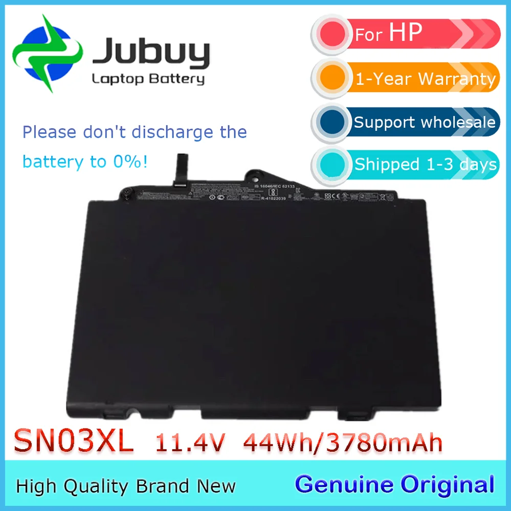 Оригинальный аккумулятор для ноутбука 11,4 В 44 Втч SN03XL для HP EliteBook 820 828 725 G3 800514-001 HSTNN-DB6V
Оригинальный аккумулятор для ноутбука 11,4 В 44 Втч SN03XL для HP EliteBook 820 828 725 G3 800514-001 HSTNN-DB6V
