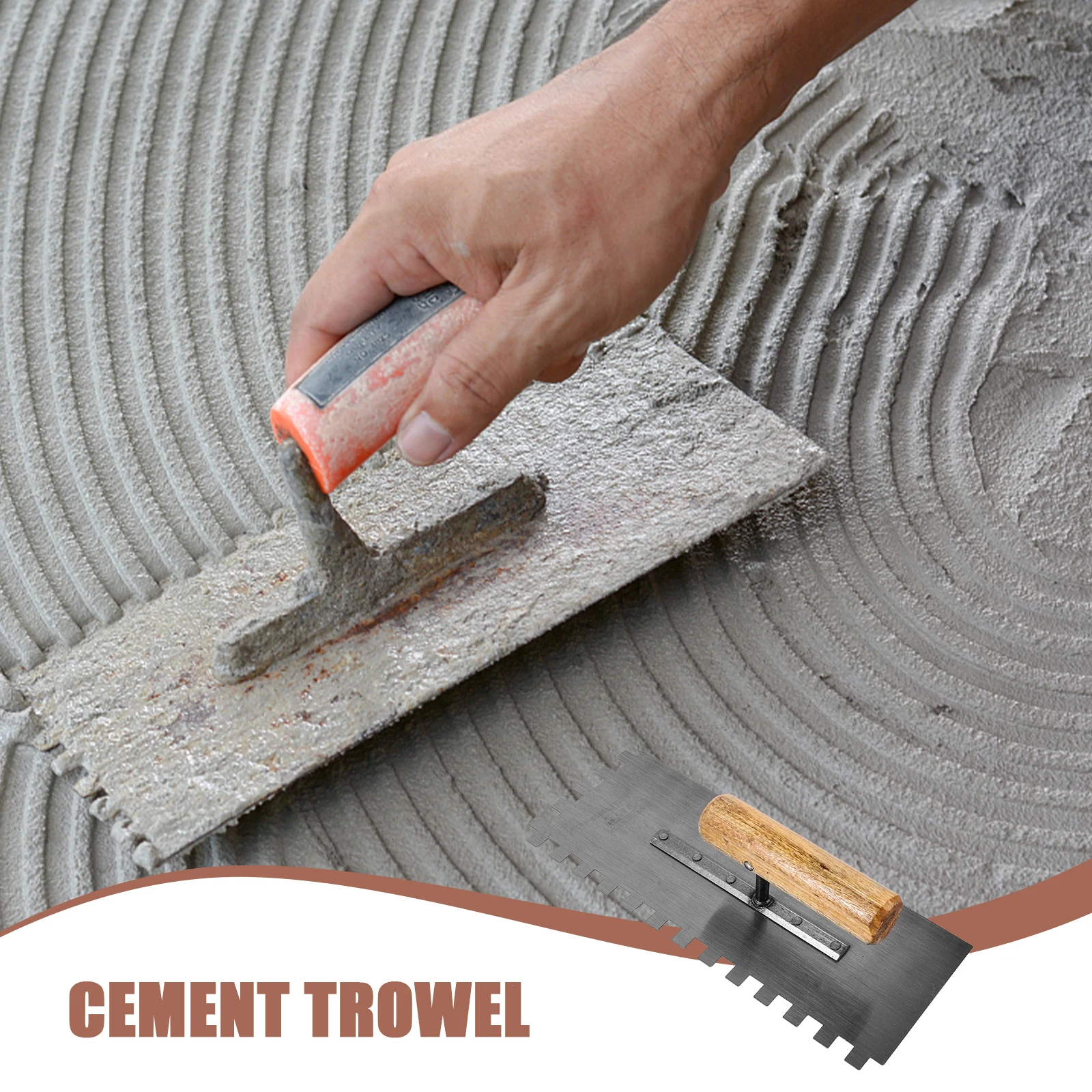 Stainless Steel Mud Trowel Mason Concrete Plastering Tool One Piece Forged Strong Durable Flat Head Blade Wood Handle Comfort
Stainless Steel Mud Trowel Mason Concrete Plastering Tool One Piece Forged Strong Durable Flat Head Blade Wood Handle Comfort