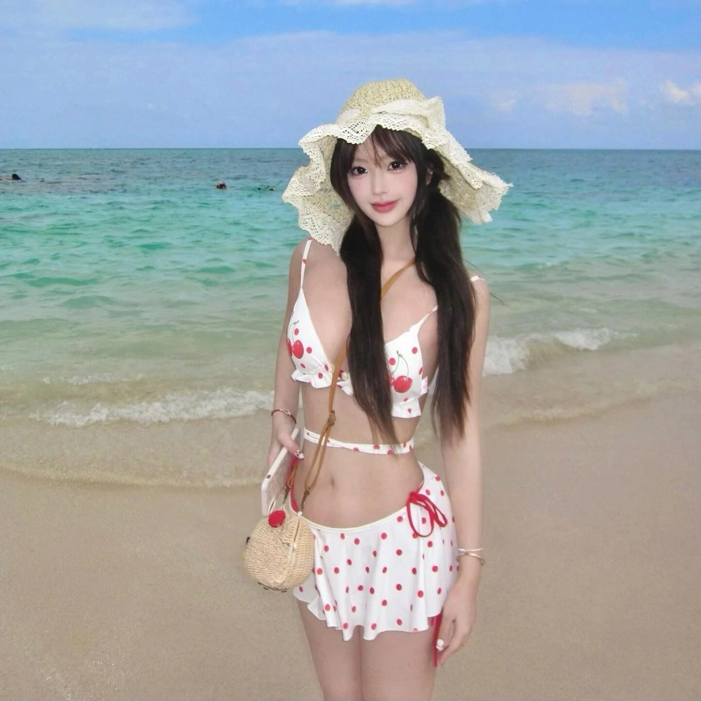 Korean Fashion Sweet Print Sexy Bikini Swimsuit 2000s Beach Party Style Japanese Kawaii 3 Piece Bikini Set Y2k Swimwear Suits
Korean Fashion Sweet Print Sexy Bikini Swimsuit 2000s Beach Party Style Japanese Kawaii 3 Piece Bikini Set Y2k Swimwear Suits