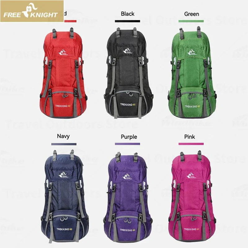 FREE KNIGHT 60L Backpack Outdoor Hiking High Capacity Bag 1kg Ultralight Portable Climbing Backpack 6 Colors Free Rain Cover
FREE KNIGHT 60L Backpack Outdoor Hiking High Capacity Bag 1kg Ultralight Portable Climbing Backpack 6 Colors Free Rain Cover