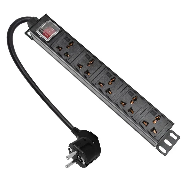 PDU Power Strip socket Network cabinet rack aluminium alloy16A/4000W 5AC 10A Universal Socket With 2m extension cable
PDU Power Strip socket Network cabinet rack aluminium alloy16A/4000W 5AC 10A Universal Socket With 2m extension cable