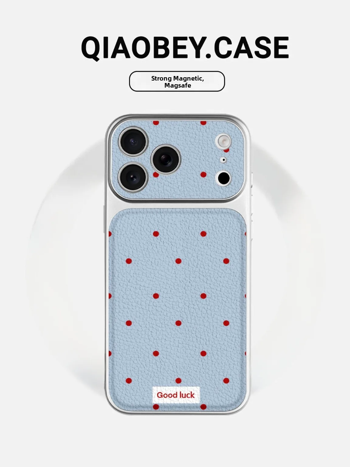 Cartoon Protective Phone Case for iPhone 17 Full Lens Coverage Anti-Fall Cute Design Women's Style Blue Polka Dot Pattern
Cartoon Protective Phone Case for iPhone 17 Full Lens Coverage Anti-Fall Cute Design Women's Style Blue Polka Dot Pattern
