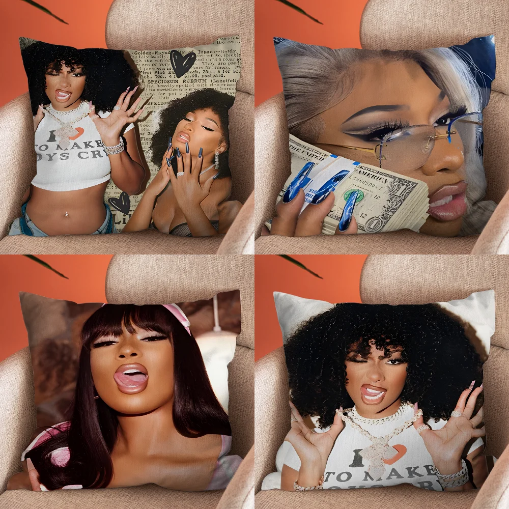 Megan Thee Stallion Rapper Pillow Case Soft Cushion Cases for Farmhouse Sofa Decor Home Decorations and Protector Pillow Case
Megan Thee Stallion Rapper Pillow Case Soft Cushion Cases for Farmhouse Sofa Decor Home Decorations and Protector Pillow Case