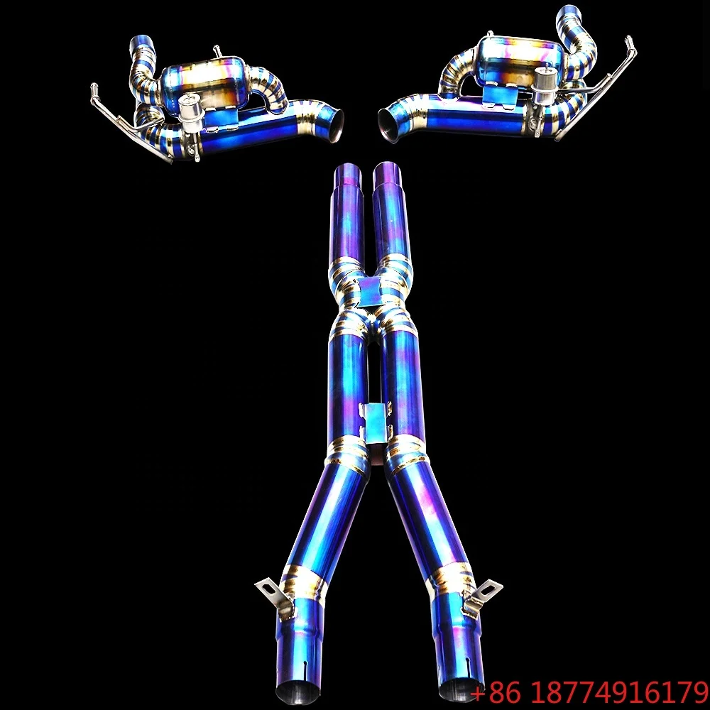 MM OEM Vacuum Valve Exhaust System for F12 Berlinetta/TDF 6.3L V12 2013-2017 Titanium Perfomance Rear Back Muffler
MM OEM Vacuum Valve Exhaust System for F12 Berlinetta/TDF 6.3L V12 2013-2017 Titanium Perfomance Rear Back Muffler