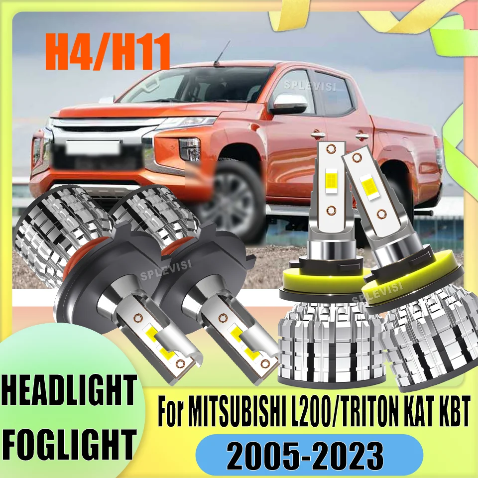 Car LED Headlight Foglight Kit Enhanced Night Vision For MITSUBISHI L200/TRITON KAT KBT 2005 2006 2007 2008 2009 2010 2011-2023
Car LED Headlight Foglight Kit Enhanced Night Vision For MITSUBISHI L200/TRITON KAT KBT 2005 2006 2007 2008 2009 2010 2011-2023