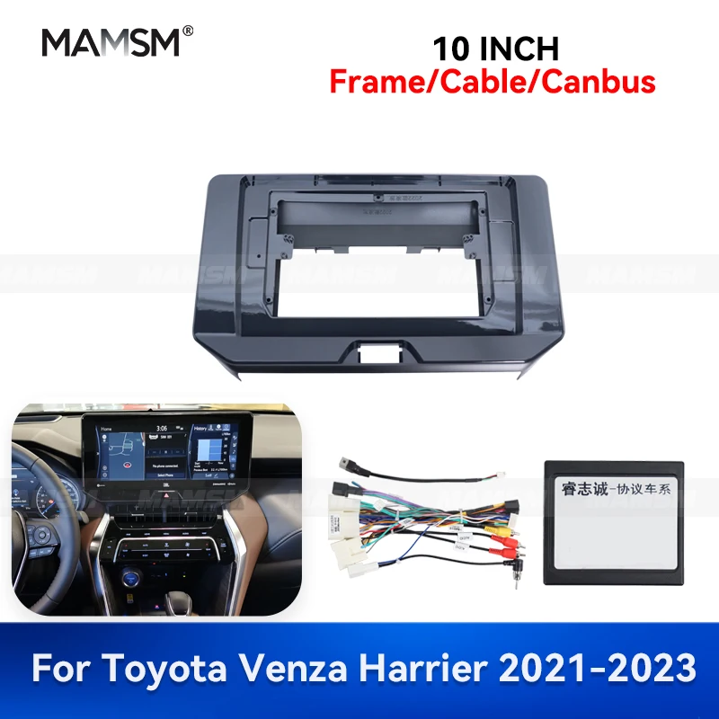 MAMSM 10-дюймовая автомагнитола для Toyota Venza/Harrier 2021-2023, Android, с рамкой, GPS, MP4, мультимедиа, проводка, Canbus
MAMSM 10-дюймовая автомагнитола для Toyota Venza/Harrier 2021-2023, Android, с рамкой, GPS, MP4, мультимедиа, проводка, Canbus