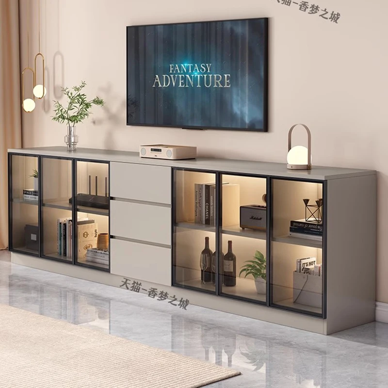 Glass Universal Tv Stands Hallway Storage Designer Aesthetic Minimalist Tv Table Wood Nordic Muebles Para Tv Replica Furniture
Glass Universal Tv Stands Hallway Storage Designer Aesthetic Minimalist Tv Table Wood Nordic Muebles Para Tv Replica Furniture