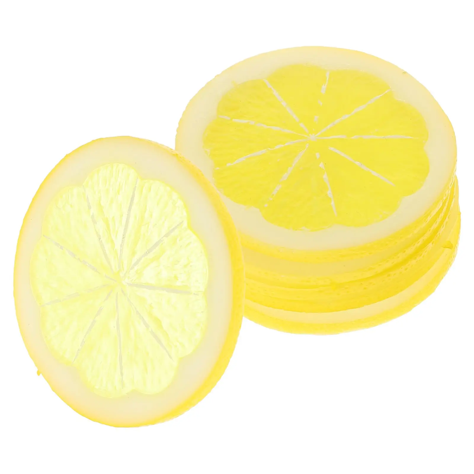 6 Pcs PVC Lemon Slices Artificial Fruits Simulation Kitchen Props Decorative Realistic Color Home Office Supermarket Shop Mall
6 Pcs PVC Lemon Slices Artificial Fruits Simulation Kitchen Props Decorative Realistic Color Home Office Supermarket Shop Mall