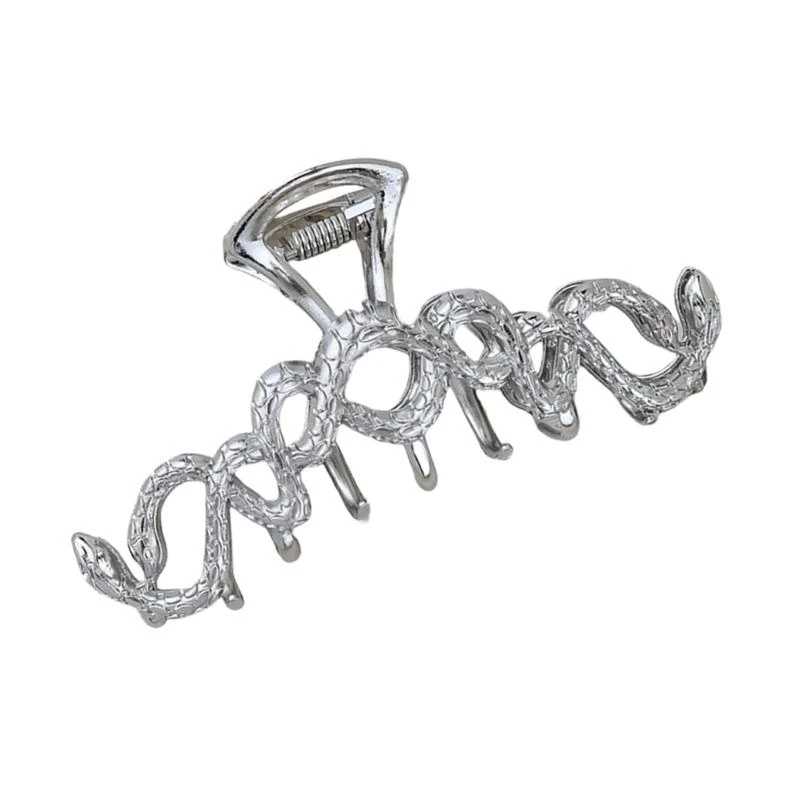 652F Large Snake Claw Clip Hair Claw for Female and Girl Metal Hair Clamp Strong Jaw Clip Ponytail Holder Hair Shaping Tool
652F Large Snake Claw Clip Hair Claw for Female and Girl Metal Hair Clamp Strong Jaw Clip Ponytail Holder Hair Shaping Tool