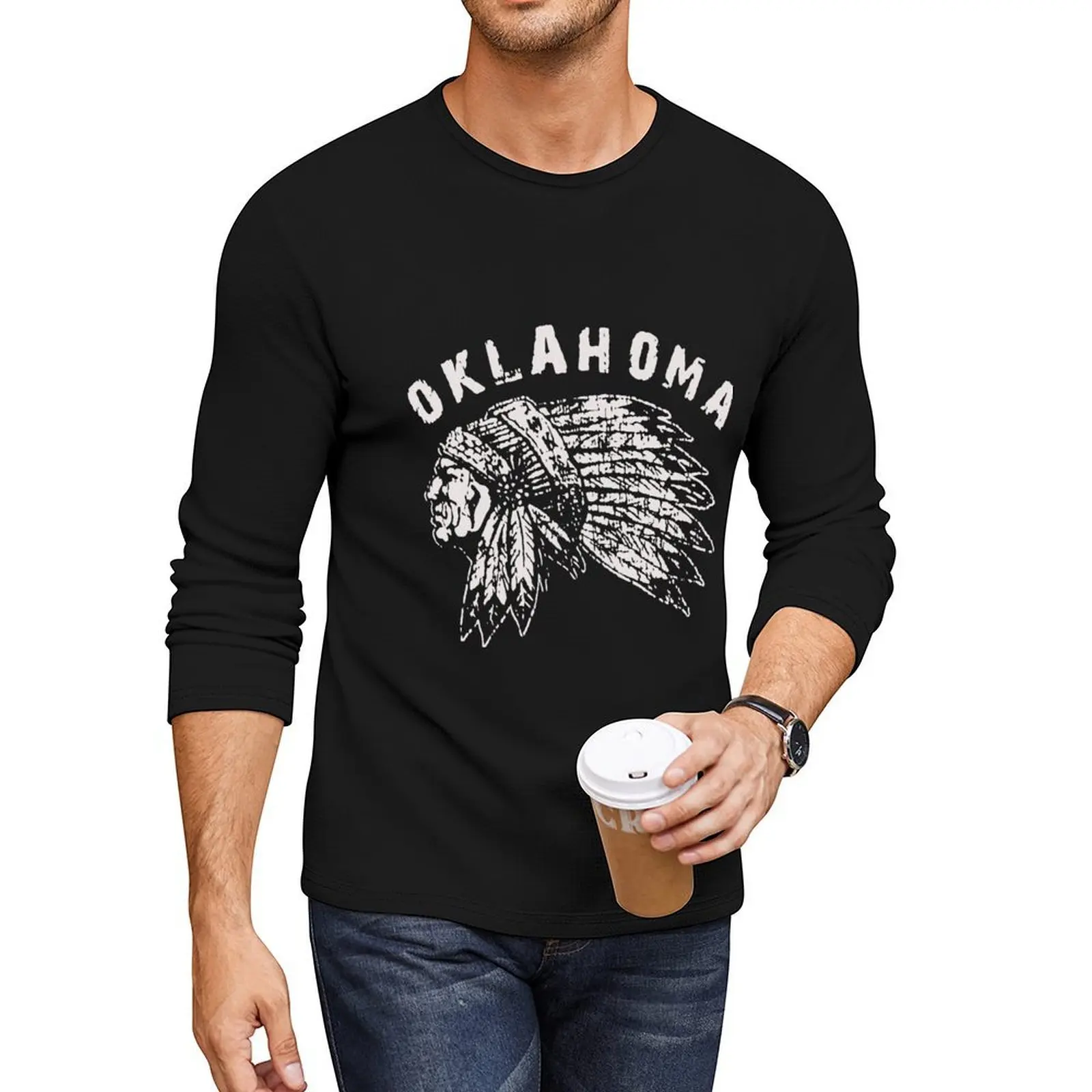 Oklahoma Indian Chief T-Shirt-Oklahoma Long T-Shirt Blouse graphic t shirt anime black t shirts for men
Oklahoma Indian Chief T-Shirt-Oklahoma Long T-Shirt Blouse graphic t shirt anime black t shirts for men