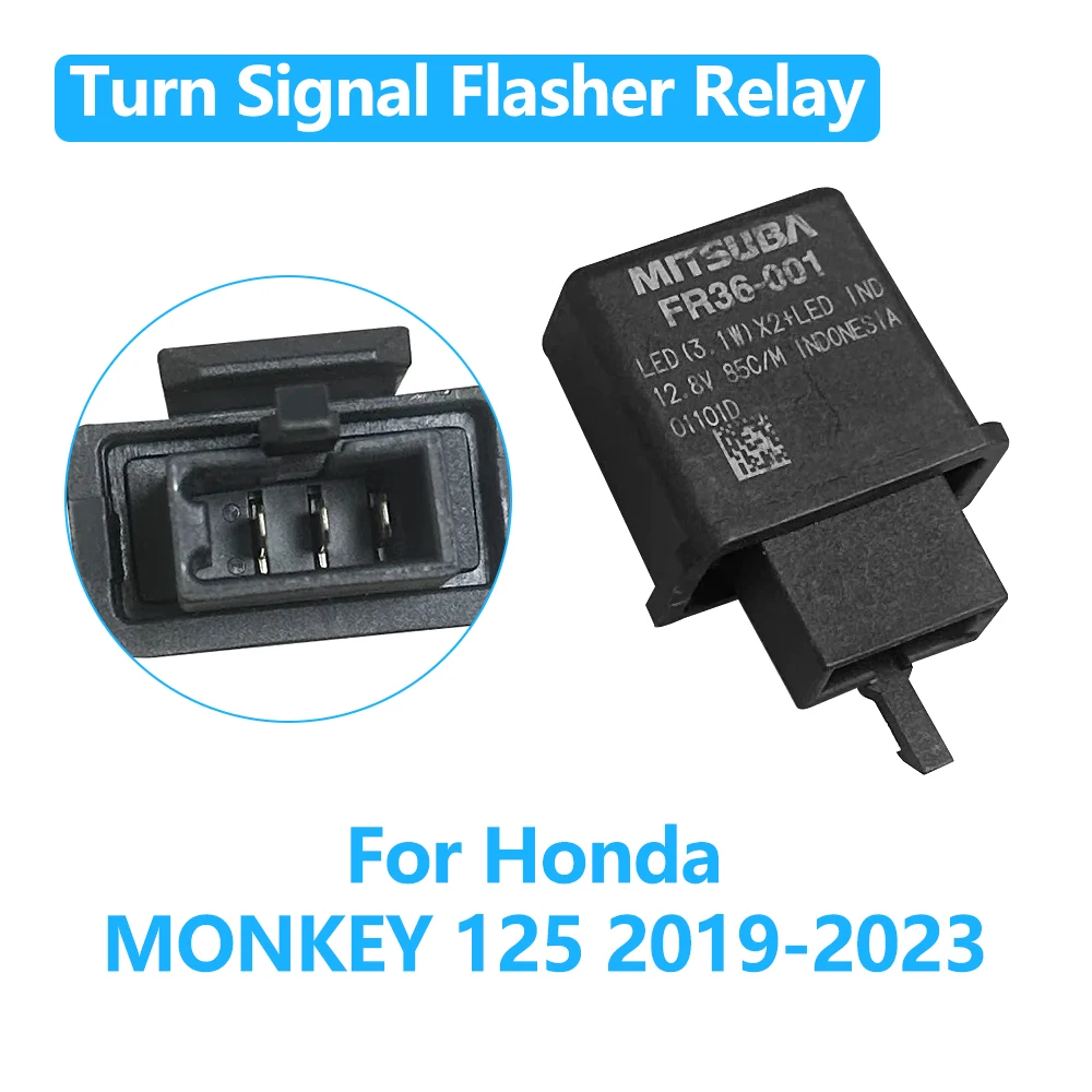 LED Flasher Relay For Honda MONKEY 125 2019-2023 2022 2021 2020 Motorcycle Turn Signal Bulb Hyper Flash Switch
LED Flasher Relay For Honda MONKEY 125 2019-2023 2022 2021 2020 Motorcycle Turn Signal Bulb Hyper Flash Switch