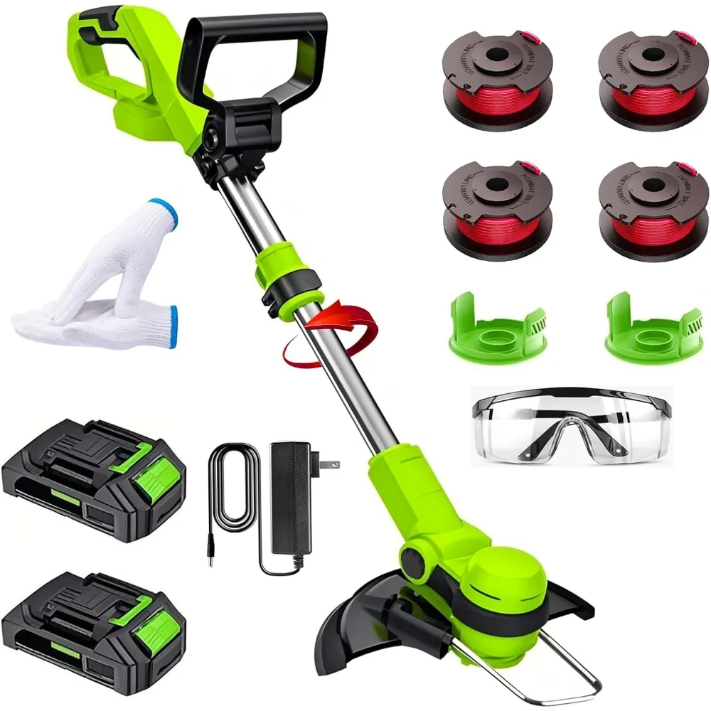 12-дюймовая аккумуляторная газонокосилка Weed Wacker, легкий газонокосилка 2-в-1 и обрезной станок с 2 батареями емкостью 2,0 Ач и быстровым зарядным устройством, P
12-дюймовая аккумуляторная газонокосилка Weed Wacker, легкий газонокосилка 2-в-1 и обрезной станок с 2 батареями емкостью 2,0 Ач и быстровым зарядным устройством, P