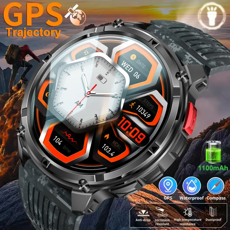 2025 Новые военные 1100 мАч с большой батареей, мужские умные часы с компасом, 1,7 дюйма, AMOLED, Bluetooth-вызов, IP68, водонепроницаемые спортивные умные часы
2025 Новые военные 1100 мАч с большой батареей, мужские умные часы с компасом, 1,7 дюйма, AMOLED, Bluetooth-вызов, IP68, водонепроницаемые спортивные умные часы