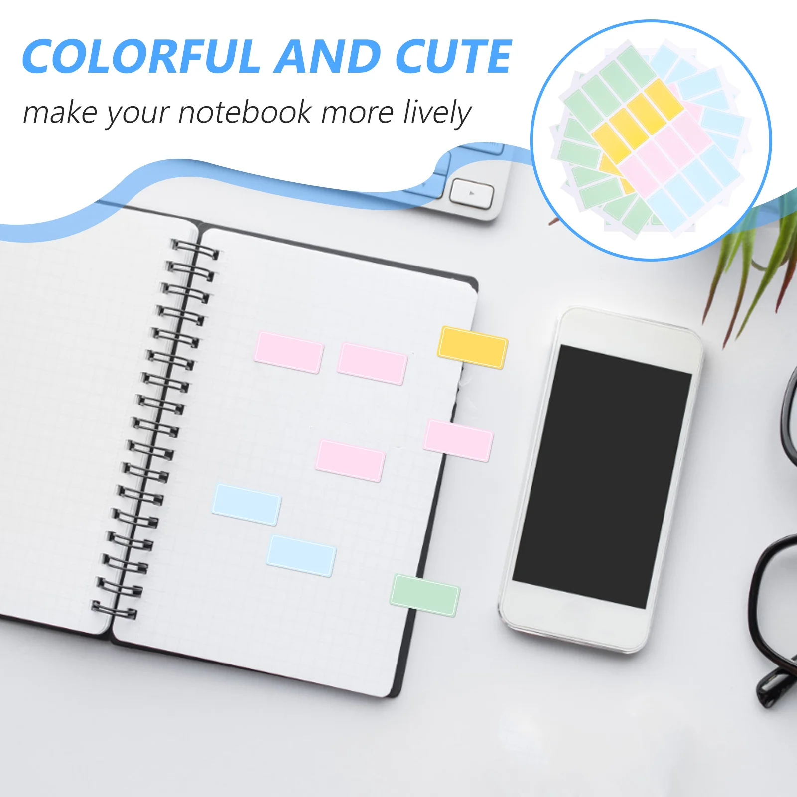 80Pcs Waterproof Sorting Tag Stickers Blank Writable Colored Name Tags Sticky Labels for Office Meeting Classroom Use
80Pcs Waterproof Sorting Tag Stickers Blank Writable Colored Name Tags Sticky Labels for Office Meeting Classroom Use