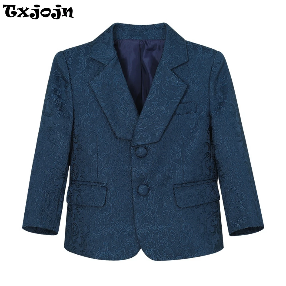 New Arrival Boys Jacquard Jacket For Autumn And Winter,Comfortable Notched Lapel Kids Blazer Host Costumes,Plus Size Tuxedo
New Arrival Boys Jacquard Jacket For Autumn And Winter,Comfortable Notched Lapel Kids Blazer Host Costumes,Plus Size Tuxedo