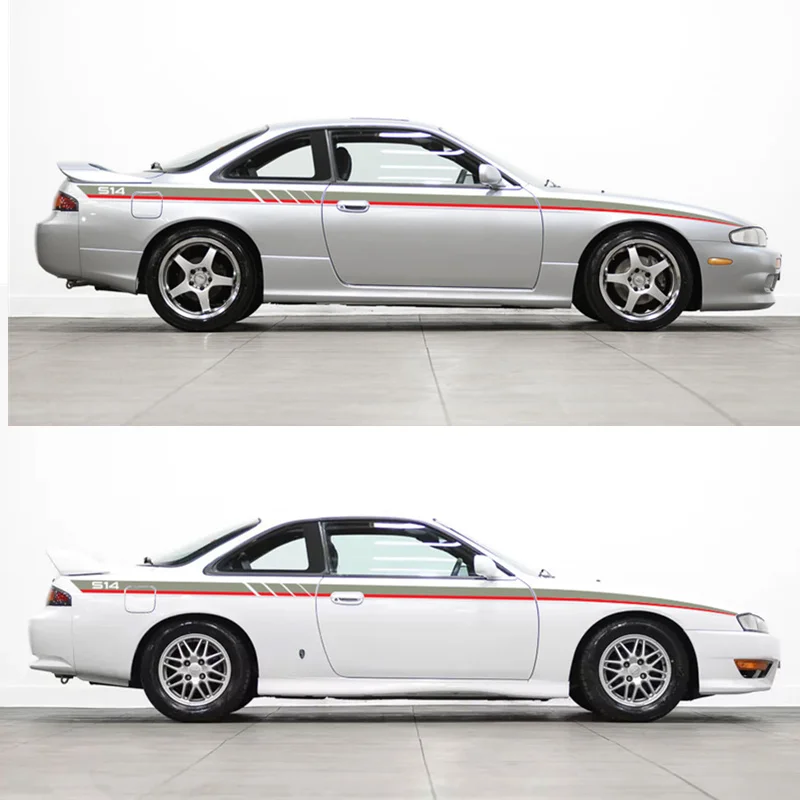Car Stickers Vinyl Body customized Folien Design modification customized sports decals For NISSAN SILVIA S14 200SX
Car Stickers Vinyl Body customized Folien Design modification customized sports decals For NISSAN SILVIA S14 200SX