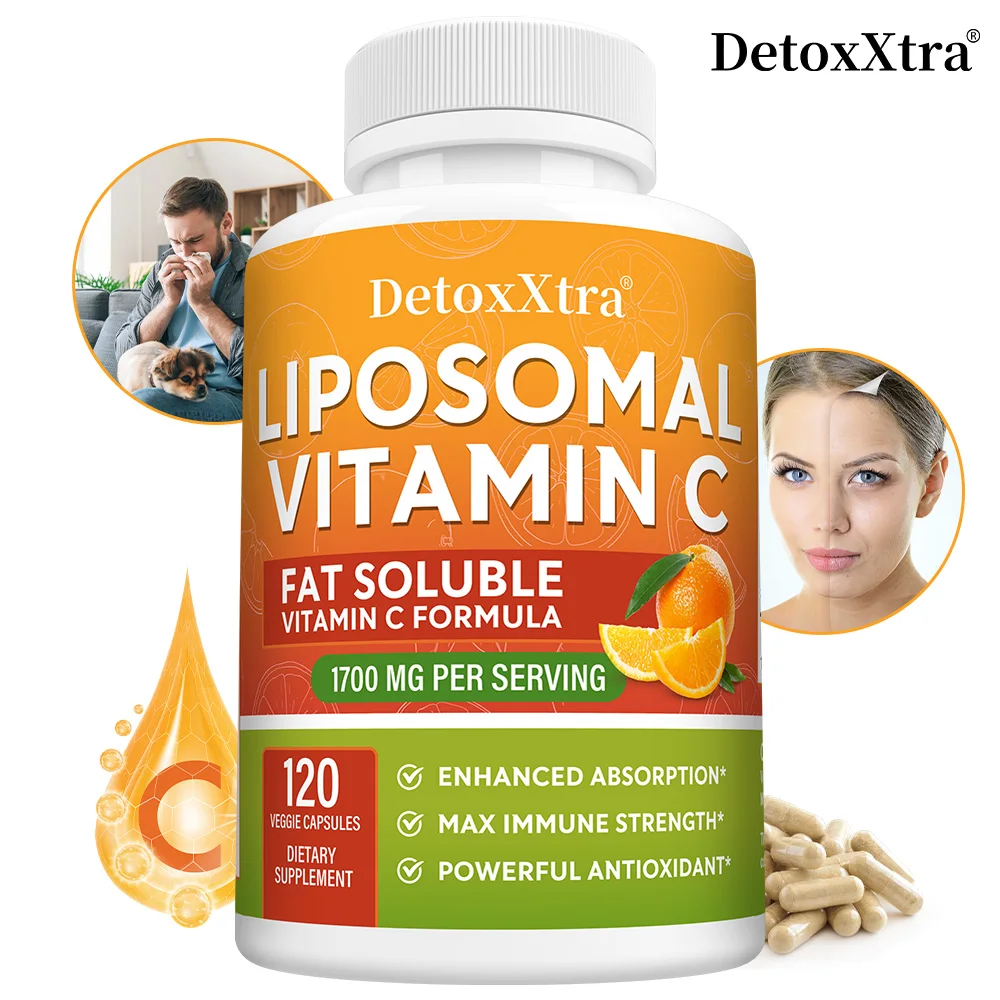 Liposomal Vitamin C 1700 Mg, Vitamin C Supplement - Enhanced Absorption, Ascorbic Acid, Immune Support
Liposomal Vitamin C 1700 Mg, Vitamin C Supplement - Enhanced Absorption, Ascorbic Acid, Immune Support