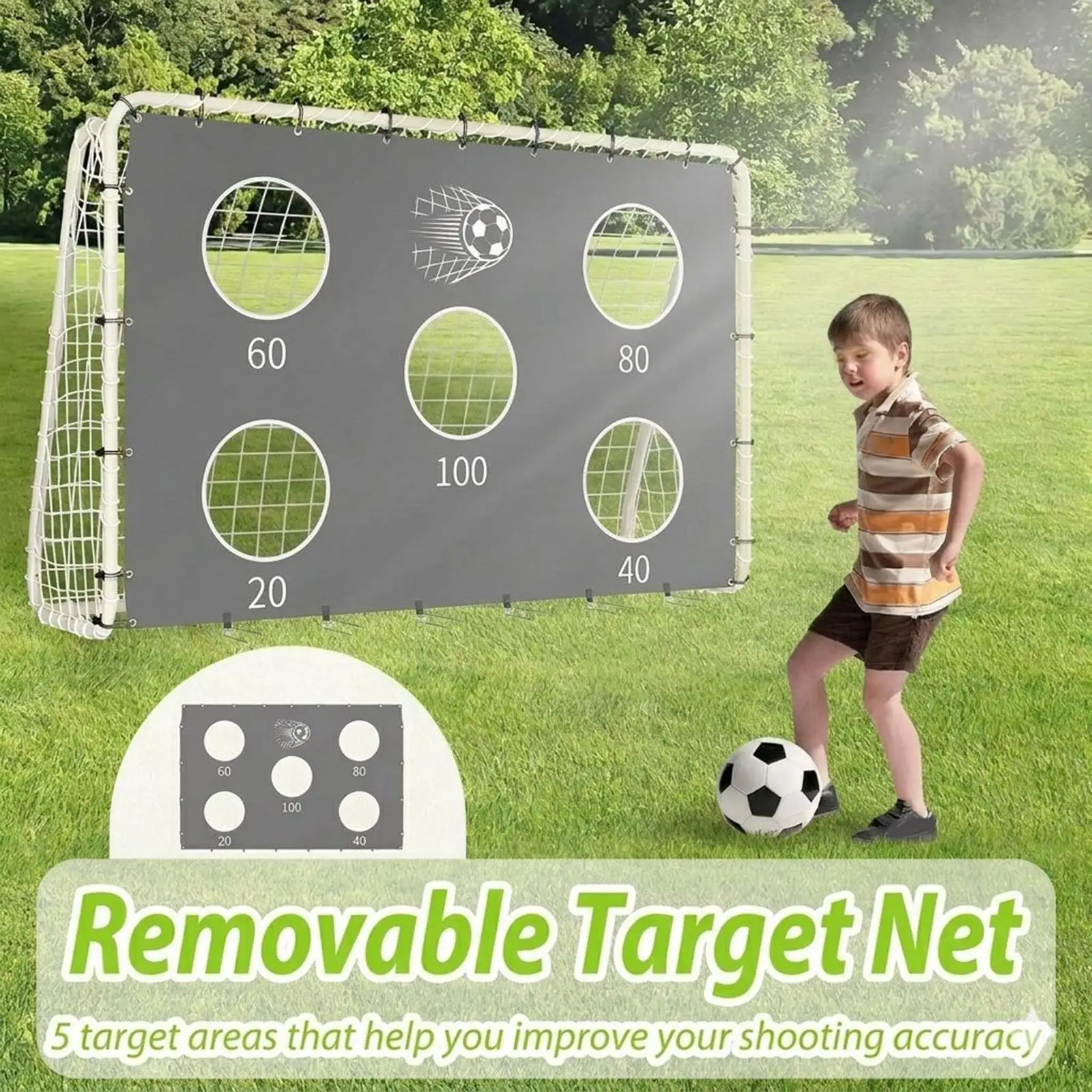 Soccer Target Sheet Scoring Target Cloth with Straps Training Equipment for Yard
Soccer Target Sheet Scoring Target Cloth with Straps Training Equipment for Yard