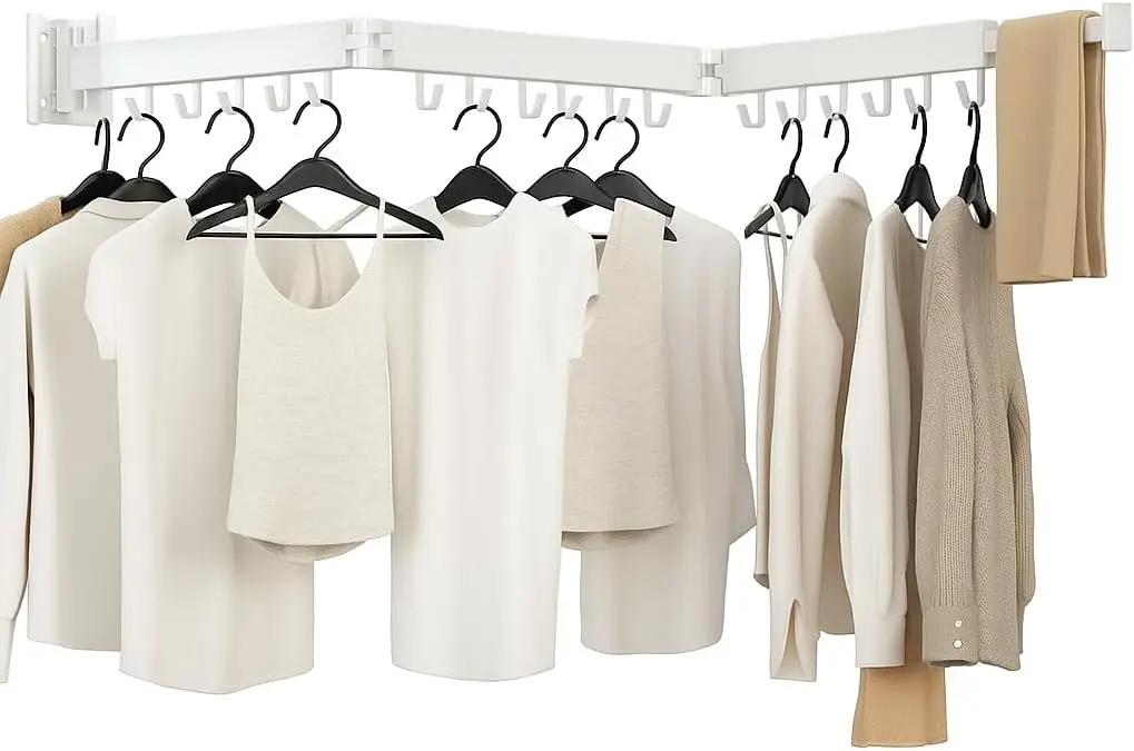 Настенная складная сушилка для белья, 3-секционная, для подвешивания одежды, экономия места, белая
Настенная складная сушилка для белья, 3-секционная, для подвешивания одежды, экономия места, белая