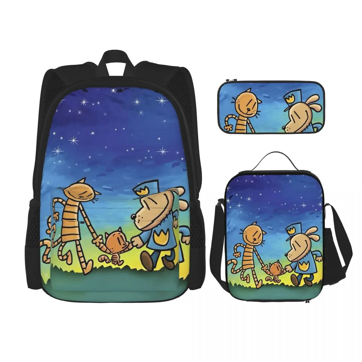 3pecs/set Dog Man Dogman Movie Comic Backpack for Boys Girls Back To School Cartoon Laptop Shoulder Bag Lunch bag Pencil Case
3pecs/set Dog Man Dogman Movie Comic Backpack for Boys Girls Back To School Cartoon Laptop Shoulder Bag Lunch bag Pencil Case