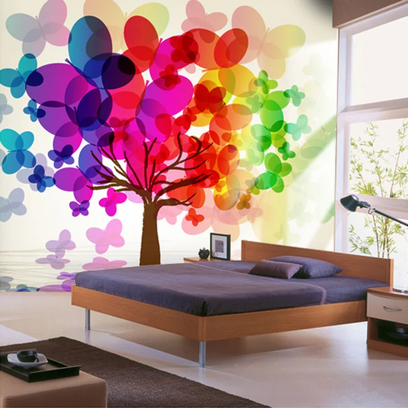 Customized Wallpaper Cartoon Colorful Tree Mural Embossed Wall Kids' Room Living room sofa TV background wall bedroom restaurant
Customized Wallpaper Cartoon Colorful Tree Mural Embossed Wall Kids' Room Living room sofa TV background wall bedroom restaurant